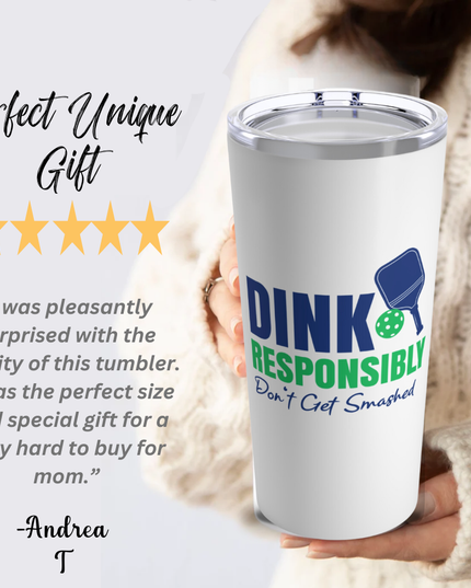 Pickleball 20oz Tumbler- Don't Get Smashed