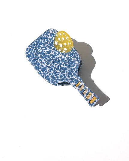 Hand-painted Pickleball Paddle Claw Hair Clip | Eco-Friendly