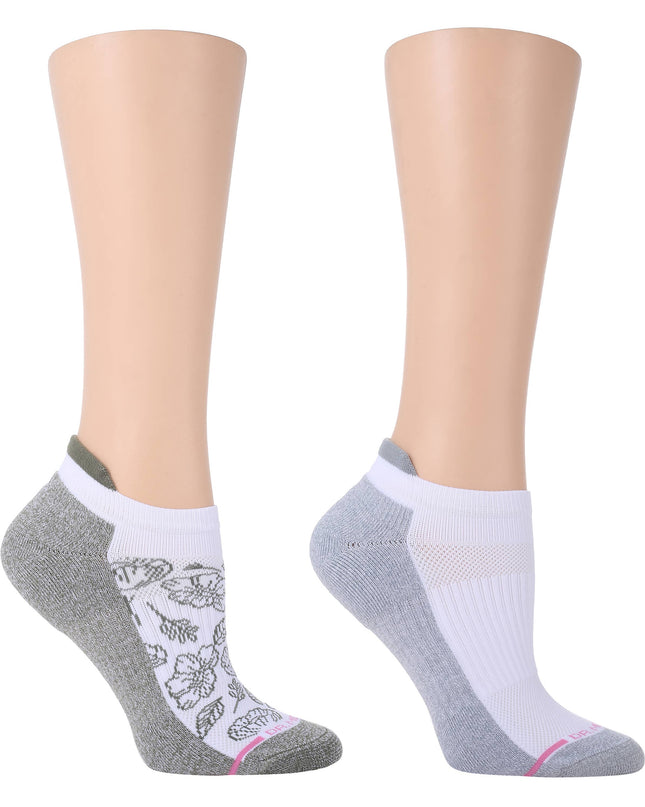 Floral Outline | Ankle Compression Socks for Women