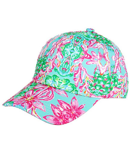 Geometric Pattern Floral Baseball Cap