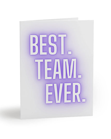 Best Team Ever Pickleball Greeting Card