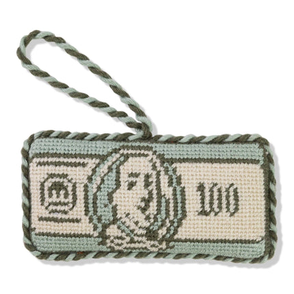 $100 Bill Ornament BagTag