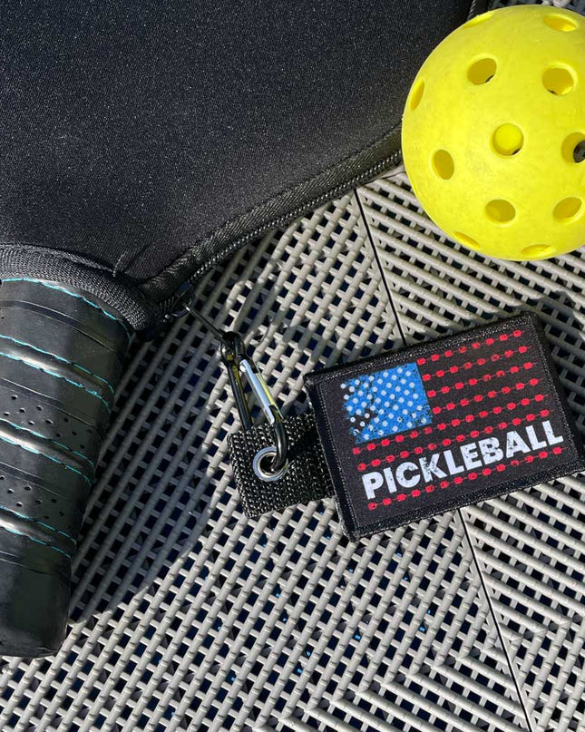 Pickleball - US Flag - Removable Patch