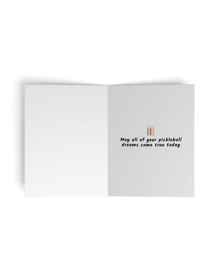 Happy Birthday To My Favorite Pickleballer Greeting Card