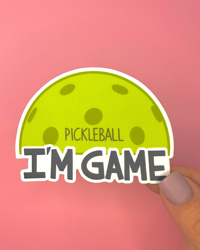 Pickleball Vinyl Sticker