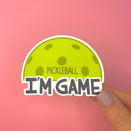 Pickleball Vinyl Sticker