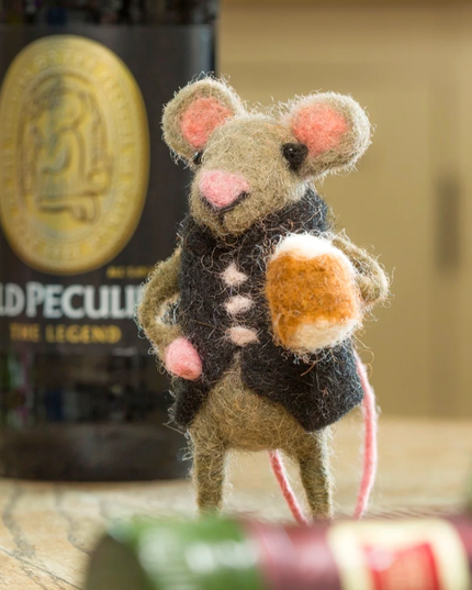 Mouse with Pint of Beer