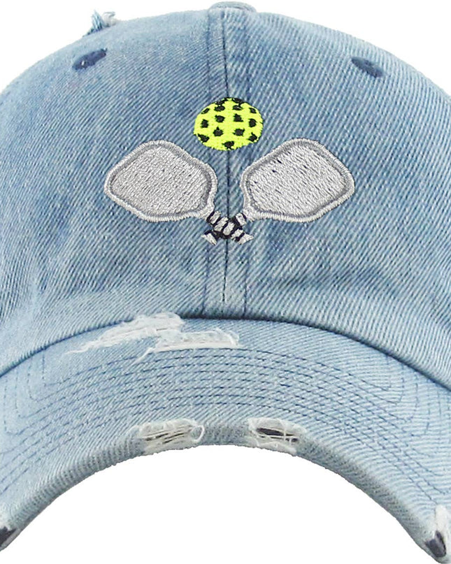 Pickleball Vintage Dad Hat Patriotic Colors