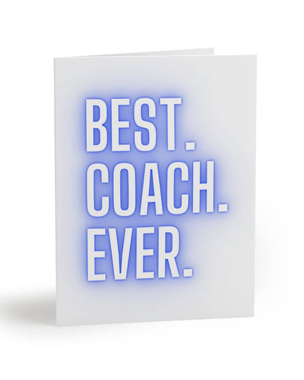 Best Coach Ever Pickleball Greeting Card