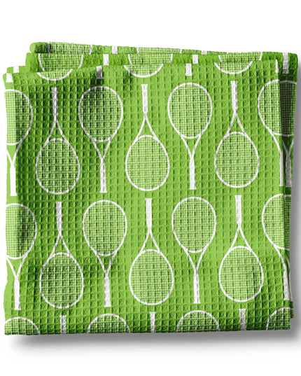 Tennis Racket Waffle Towel