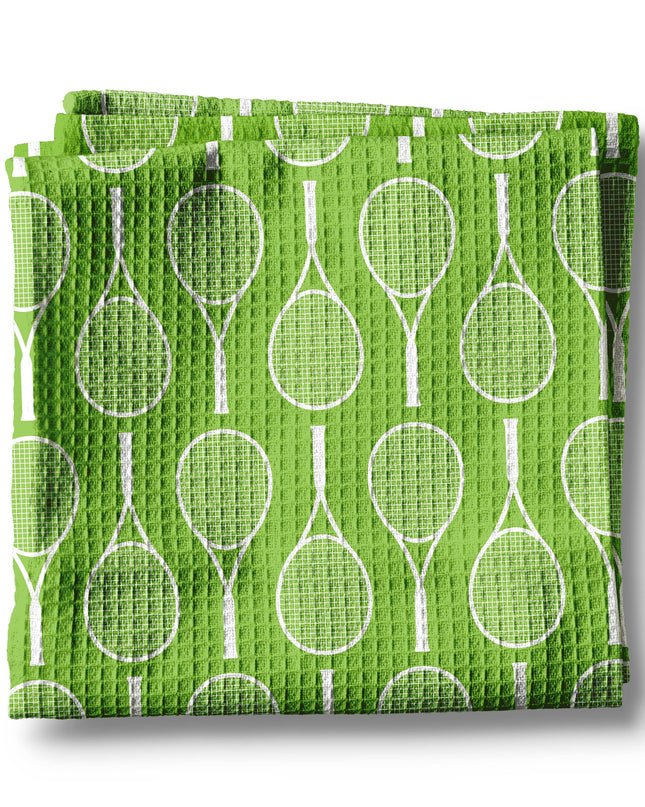 Tennis Racket Waffle Towel