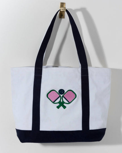 PICKLEBALL PADDLES TOTE, IVORY