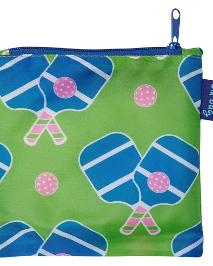 Reusable Shopper Bag Pickleball Fun Pattern