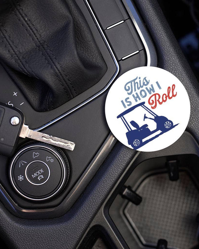 Car Coaster-Golf This Is How I Roll