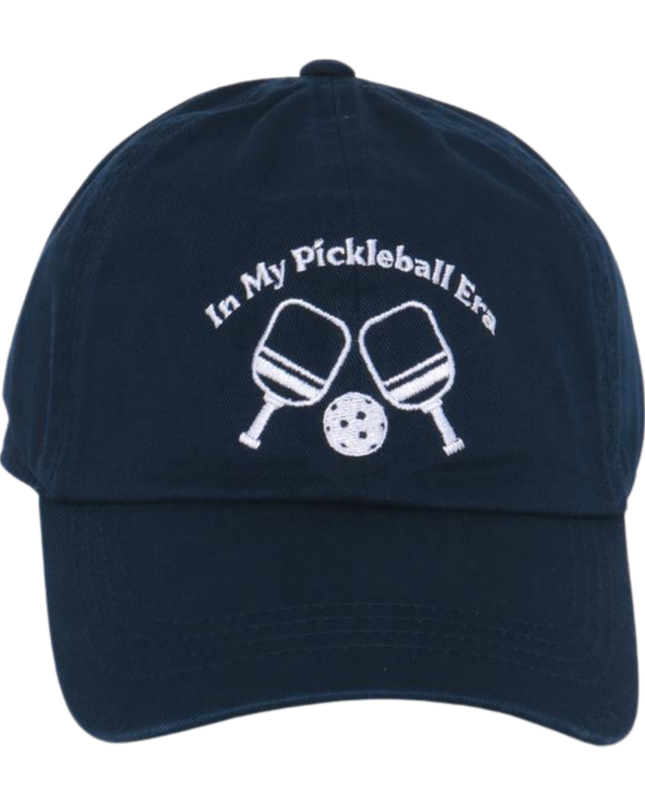 In My Pickleball Era Embroidered Baseball Cap