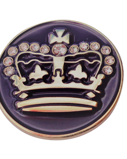 Crown W/Crystals - Gold