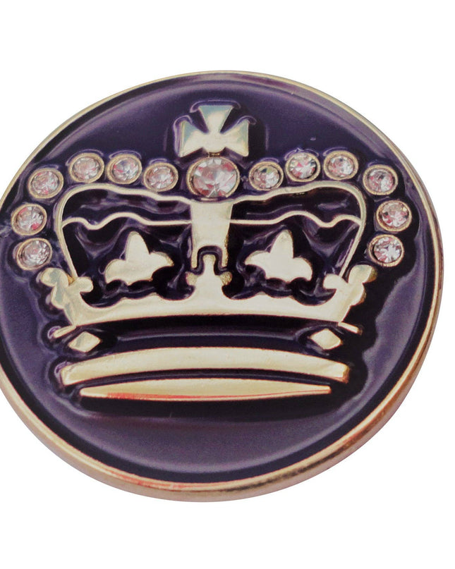Crown W/Crystals - Gold