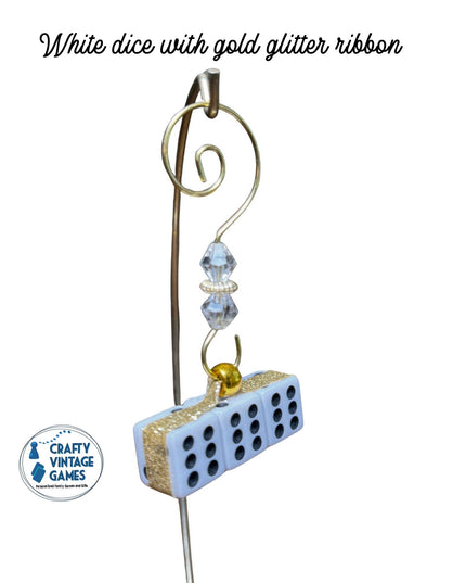 3 dice Bunco Ornament