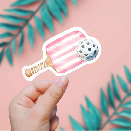 Cute Pickleball Paddle Sticker