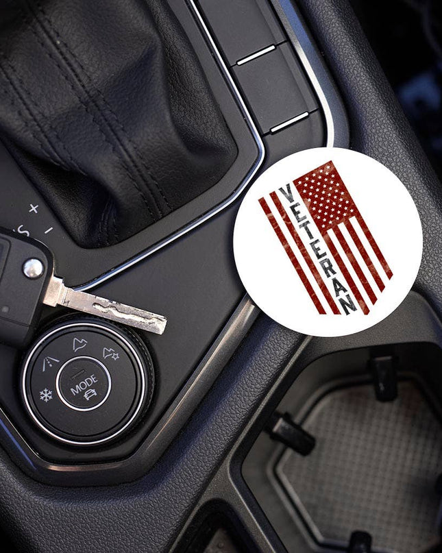 Car Coaster-Military Veteran