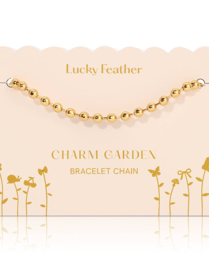 Gold Bracelet Chain for Charms