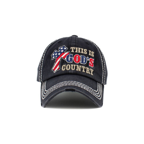 This Is God's Country Washed Vintage Ballcap
