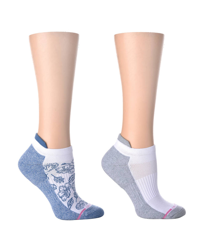Floral Outline | Ankle Compression Socks for Women
