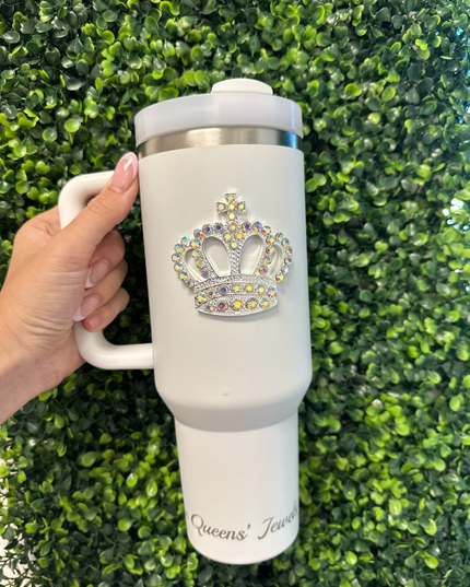Crown Jeweled Tumbler