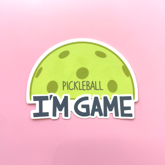 Pickleball Vinyl Sticker
