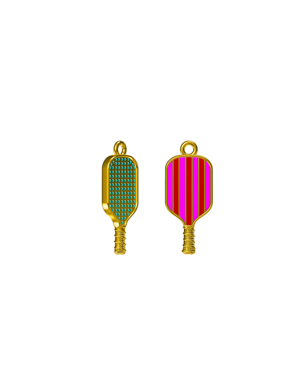 Game On Pickleball Paddle Charm ~ 14k Gold Filled Charm