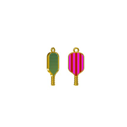Game On Pickleball Paddle Charm ~ 14k Gold Filled Charm
