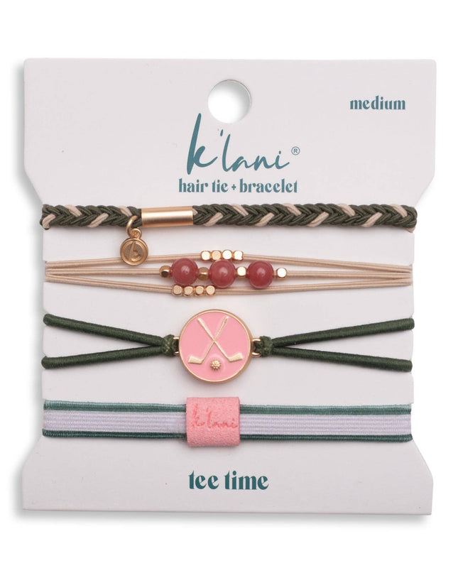 Tee Time Hair Tie Bracelets