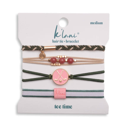 Tee Time Hair Tie Bracelets