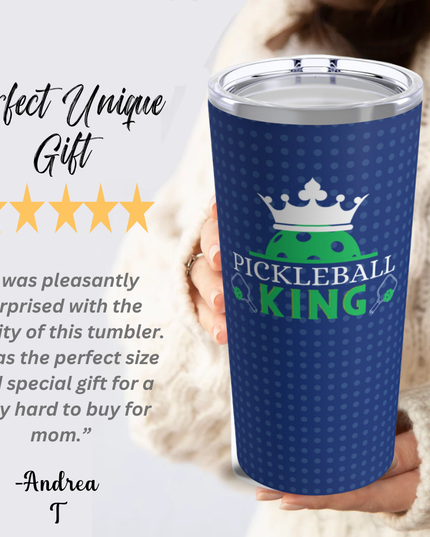 Pickleball King 20oz Tumbler