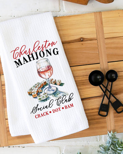 Mahjong Social Club Towel