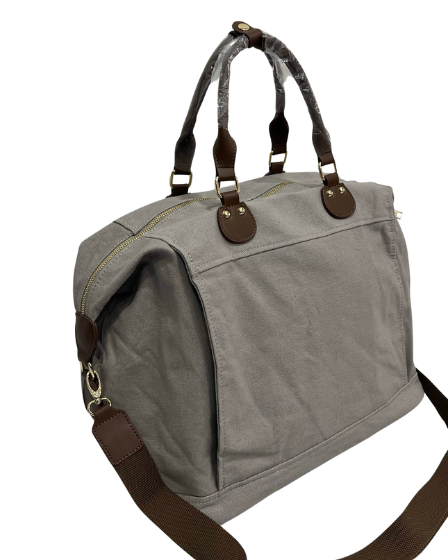 Pickle Ball Mens Canvas Tote Charcoal