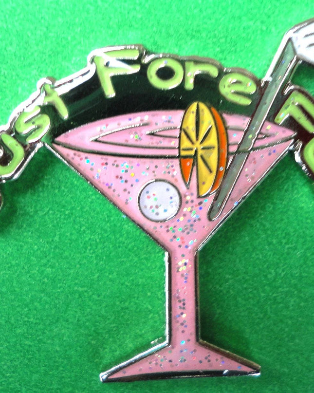 Pink Martini Glass Ball Marker