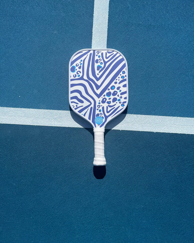 Zebra Cat Designer Pickleball Paddle