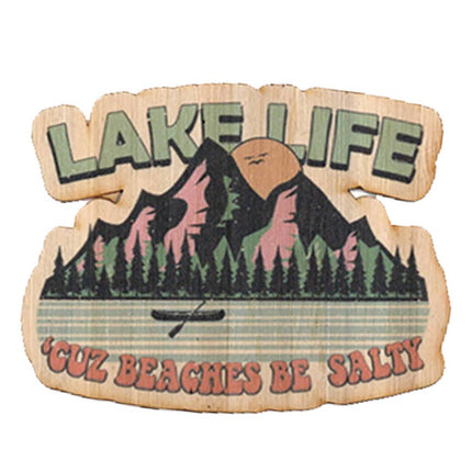 Lake Life Eco-Friendly Bamboo Sticker
