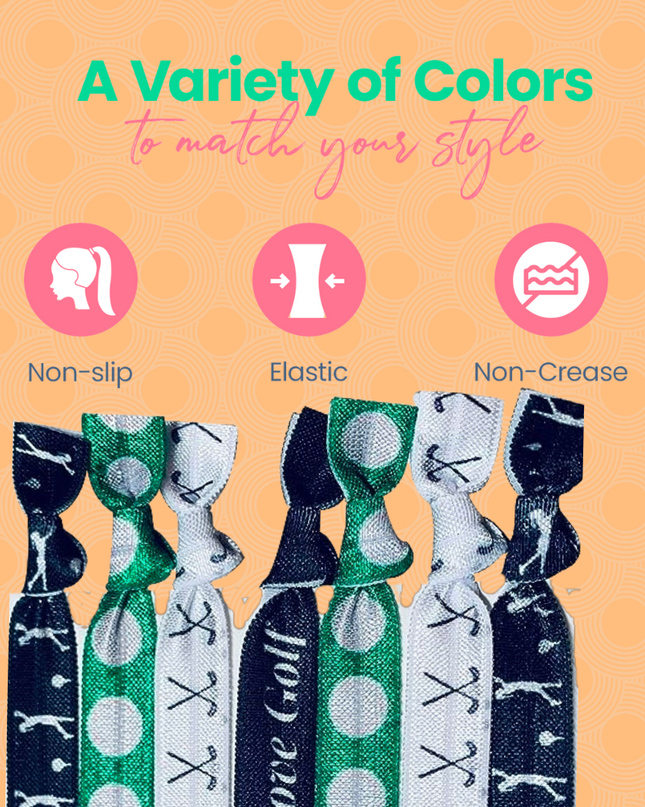 Golf Hair Ties