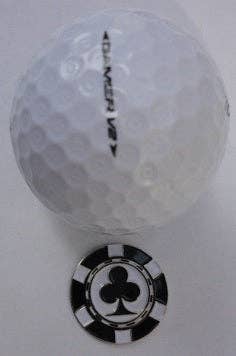 Poker Chip Clubs Ball Marker