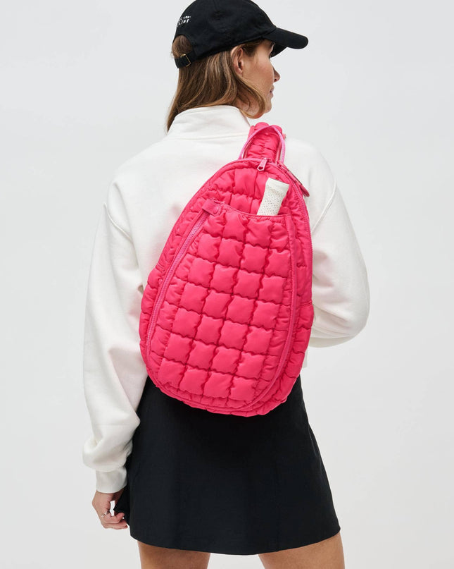 Match Point - Quilted Puffer Pickleball-Paddle Tennis Sling