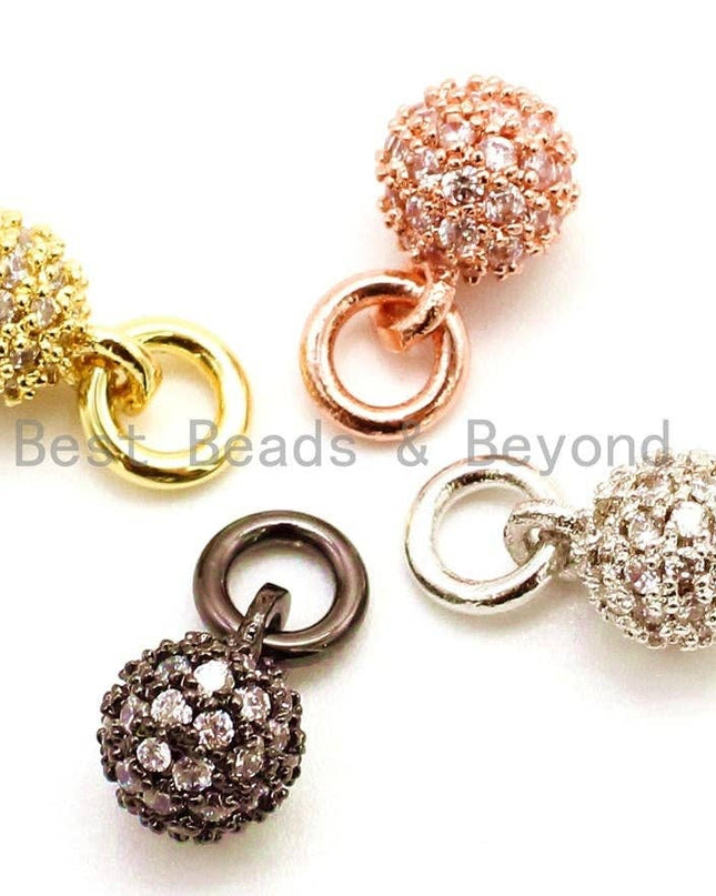 Pickleball Pave Ball Charm