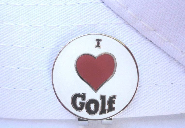 I Love Golf Ball Marker