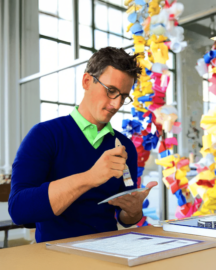 Hole In One Glass Decoupage Tray