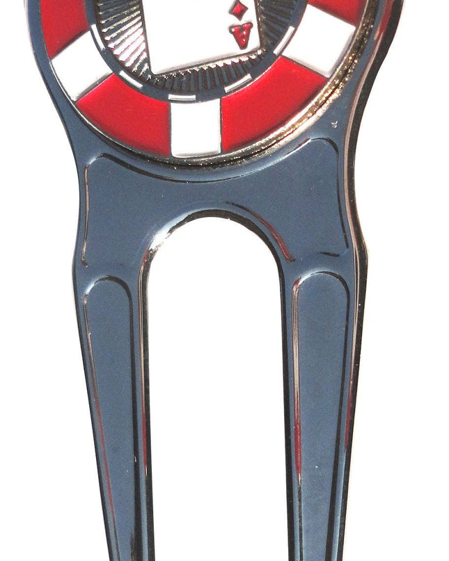 Ace of Diamonds Poker Chip Ball Marker