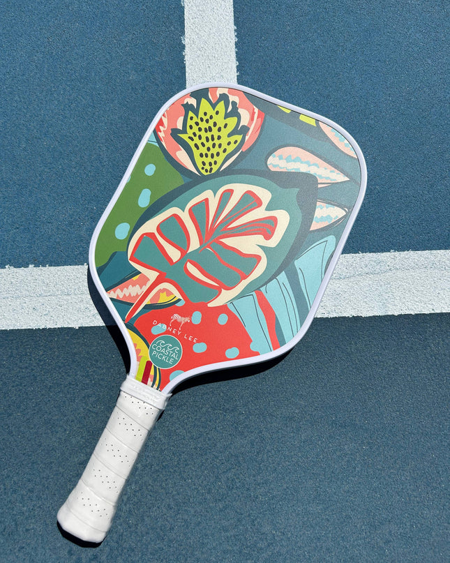 Ferns Abstract Designer Pickleball Paddle