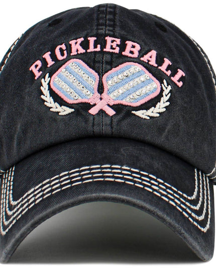 Pickleball Sparkle Vintage Ballcap