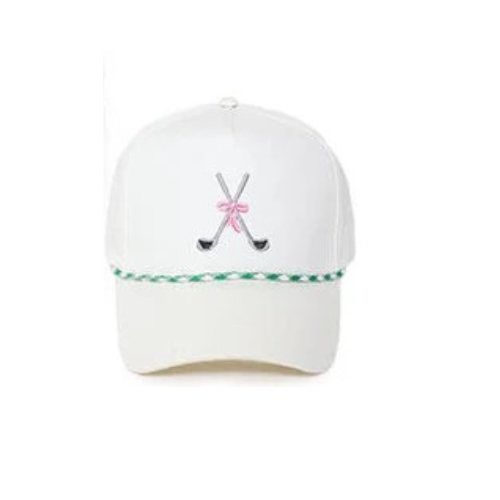 SPORTS GOLF CLUB Canvas 5 Panels Hat with Rope