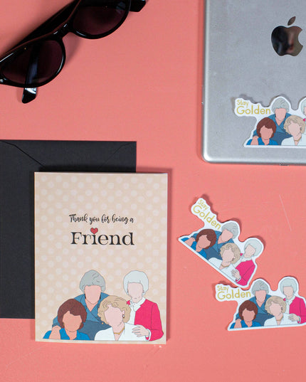 Thank You for being a Friend Pop Icon Card